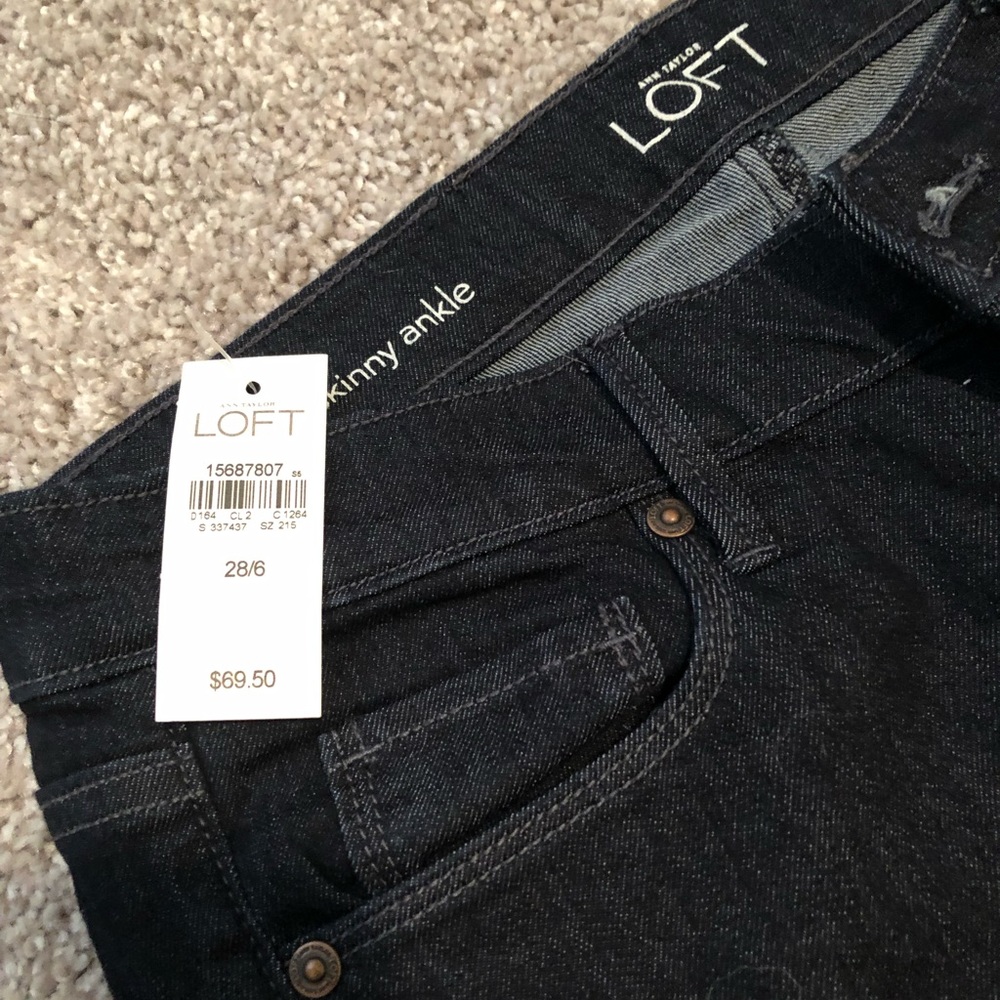 Loft Skinny Ankle Denim 28/6